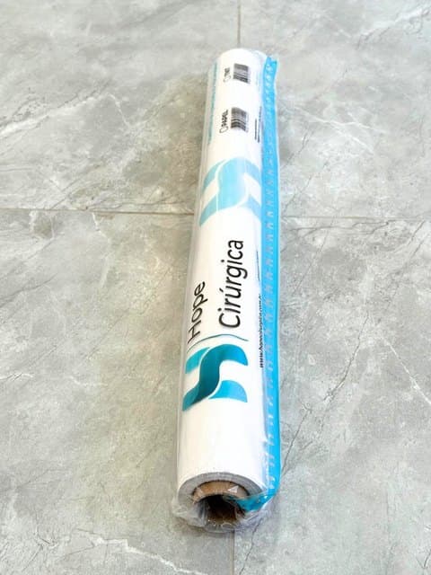 Rolo unitário de lençol de papel Hope Cirúrgica